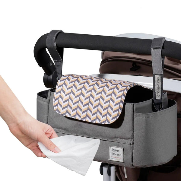 Expandable Baby Stroller Organizer with Shoulder Strap