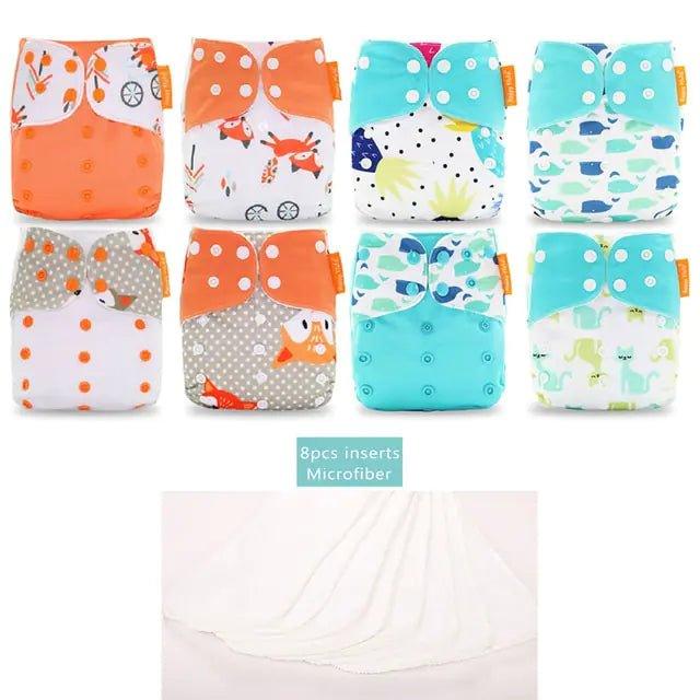 Experience Comfort and Convenience with the Happy Flute Adjustable Diaper Set