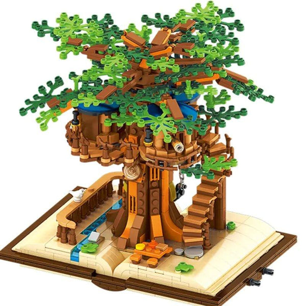 Explore the Wilderness with Jungle Tree House Building Blocks for Creative Kids