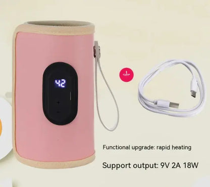 Milk Bottle Insulation Cover – USB Intelligent Temperature Control for On-the-Go Parents