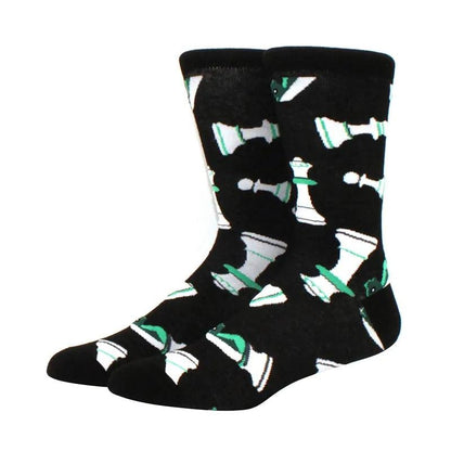 New Men's Diamond Ramen Astronaut Pattern Hip Hop Socks