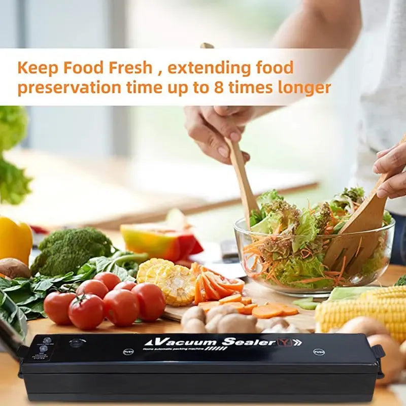 High-Efficiency Food Vacuum Sealer - Preserve Freshness and Flavor Longer - Home Kartz