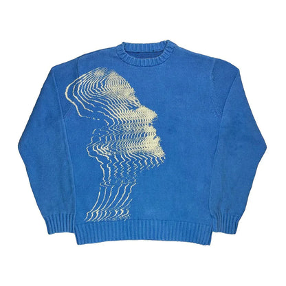 Women's Vintage O-Neck Knitwear