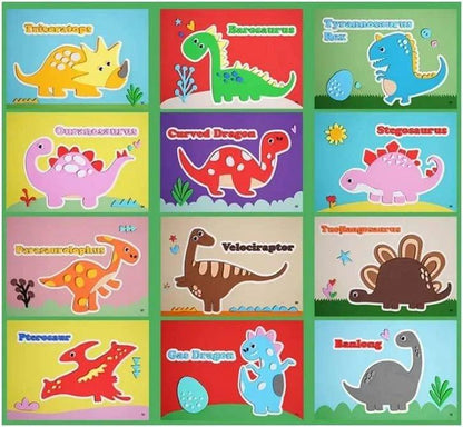 Fun & Engaging DIY Animal Stickers - Creative Learning for Kids ( 12 sheets )