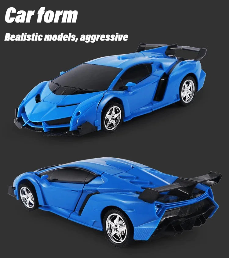 2-in-1 Automatic Transformation Transformer Toy Car : Double the Fun, Double the Excitement!