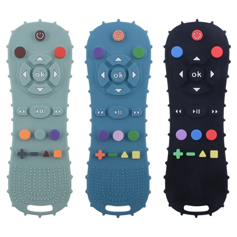 Baby Teether TV Remote Control – Safe, Fun, and Soothing for Teething Babies