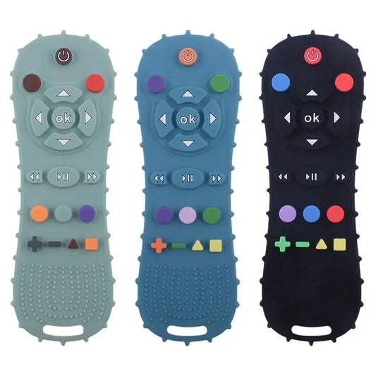 Baby Teether TV Remote Control – Safe, Fun, and Soothing for Teething Babies