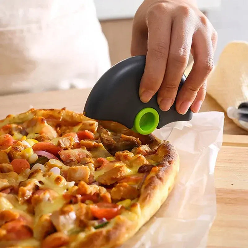 Stainless Steel Pizza Cutters - Effortless, Precise Slicing with Sharp Blade