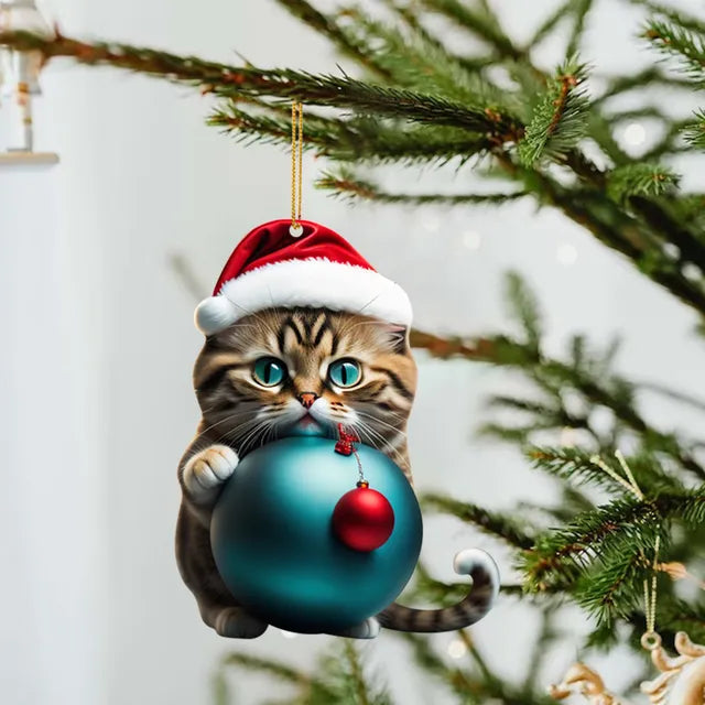 Add Whiskers and Charm to Your Tree with Cute Cat Christmas Ornaments!