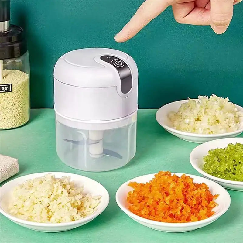 Effortless Food Prep with Mini Portable Electric Food Processor - Compact & Versatile - Home Kartz