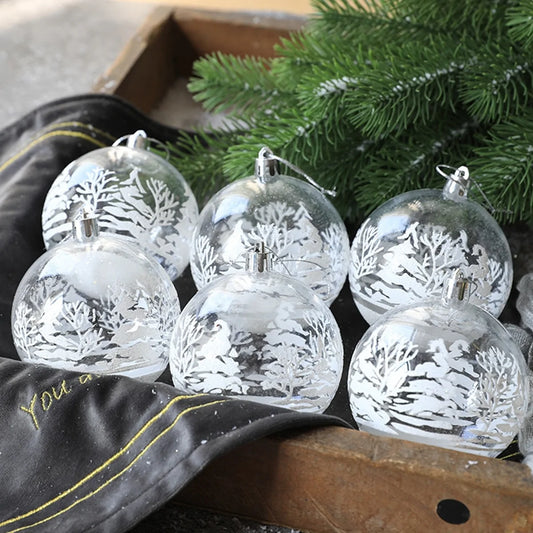 Sparkle Up Your Holiday Decor with a Christmas Transparent Ball Pendant ✨🎄