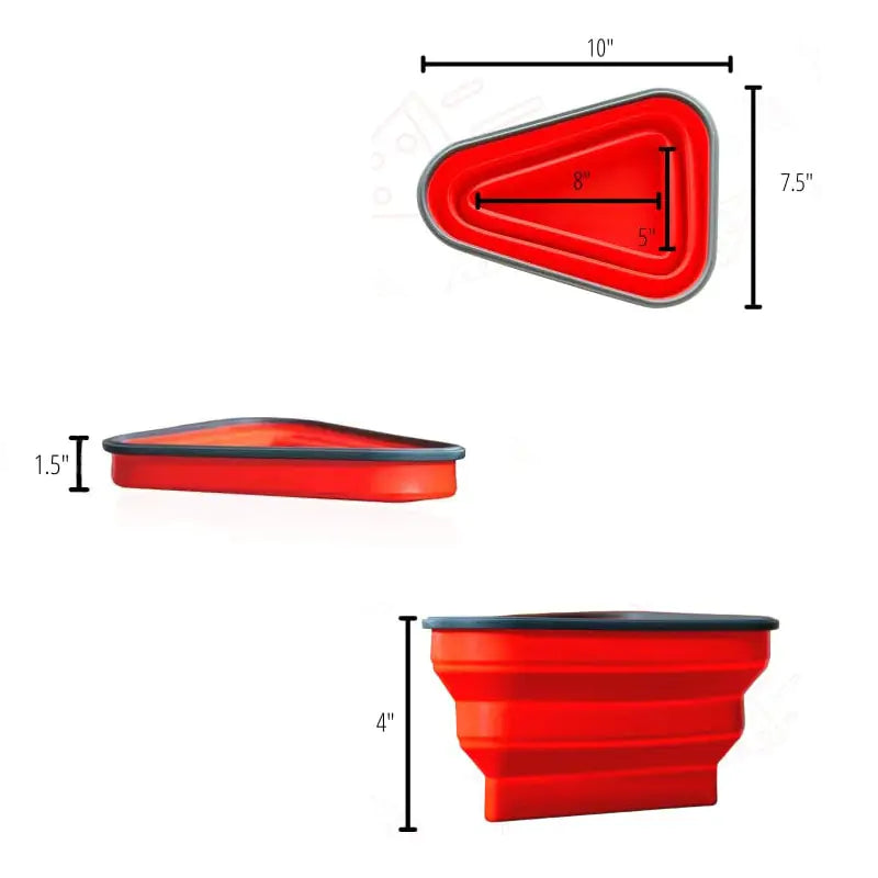 Foldable Pizza Container – Keep Pizza Fresh, Fold & Store 🍕