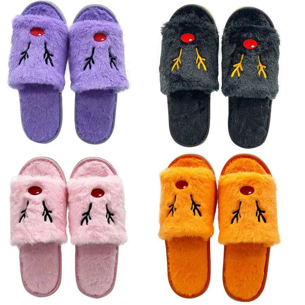 Anti-Slip Pumpkin Slippers – Cozy, Festive, and Perfect for Halloween Fun