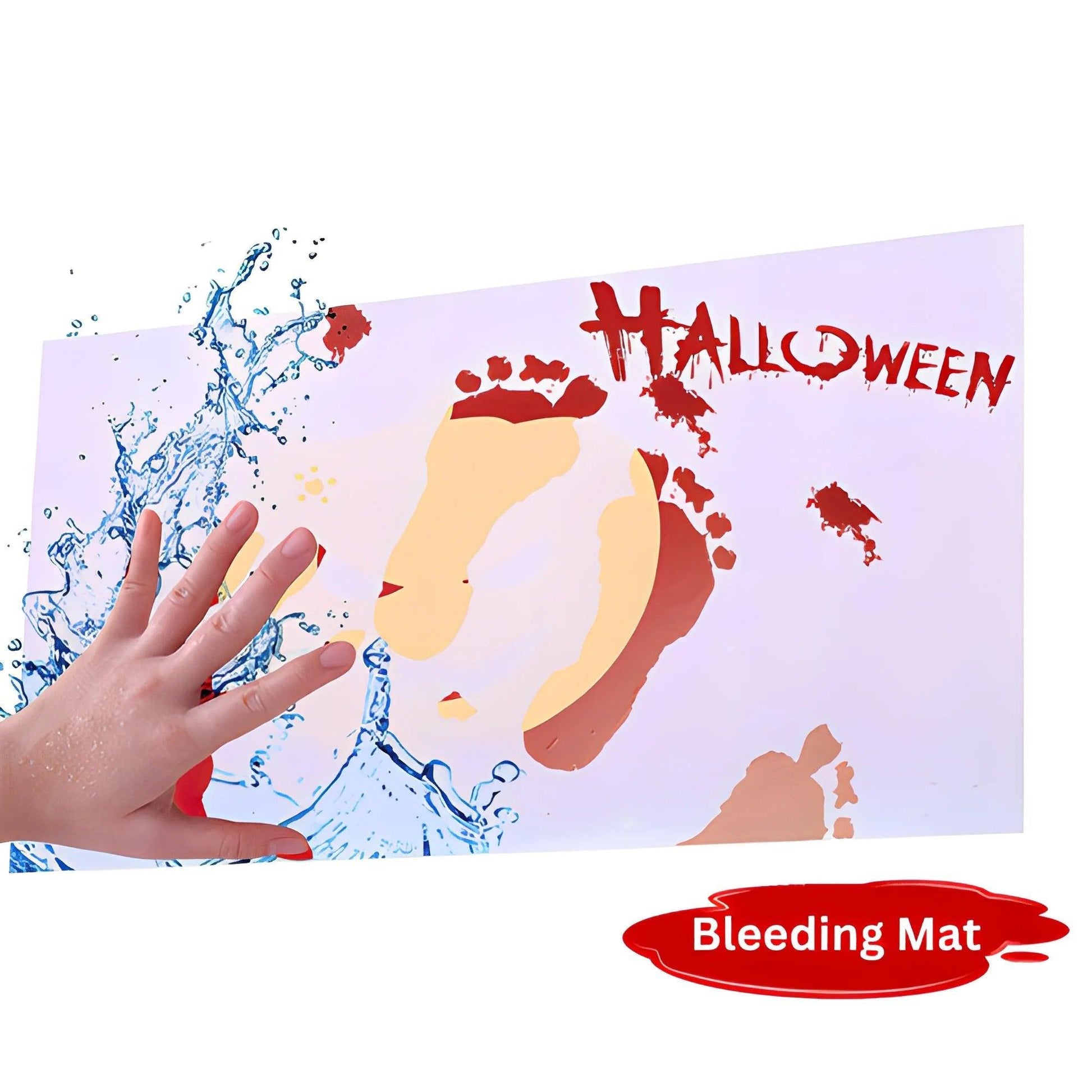 Halloween Red Blood Mat