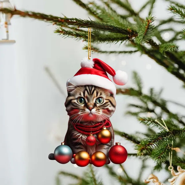 Add Whiskers and Charm to Your Tree with Cute Cat Christmas Ornaments!