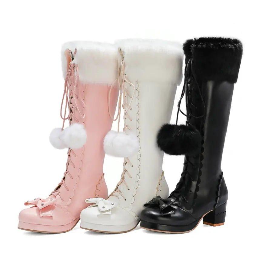 High Boots Winter Warmer Fur Boots