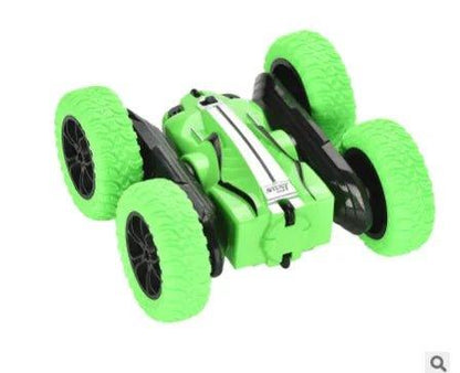 High speed remote control 360 spin electric kids double roll stunt car