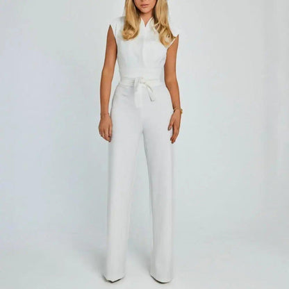 High - Waist Wide Leg Summer Jumpsuit