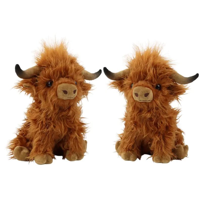 Highland Cow Plush Toy: A Cuddly Simulation for Comfort and Joy