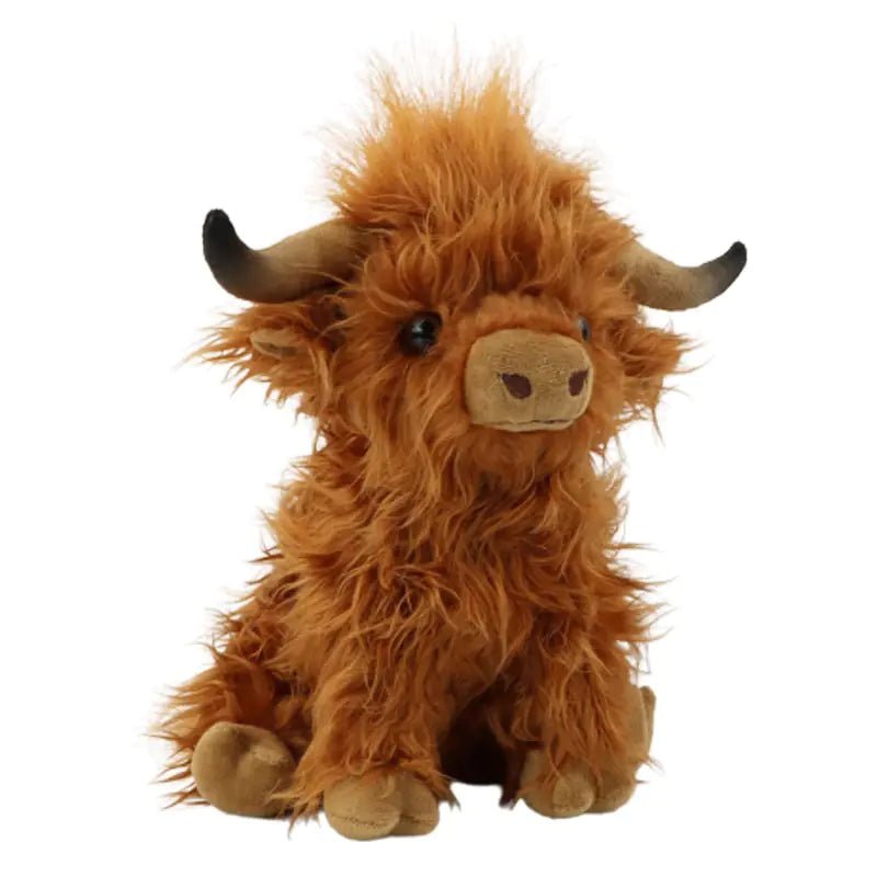 Highland Cow Plush Toy: A Cuddly Simulation for Comfort and Joy