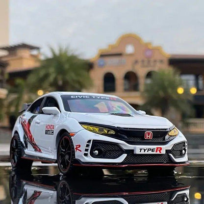 Unleash Realistic Driving Fun with Honda Civic Type R FK8 Toy Car - Home Kartz