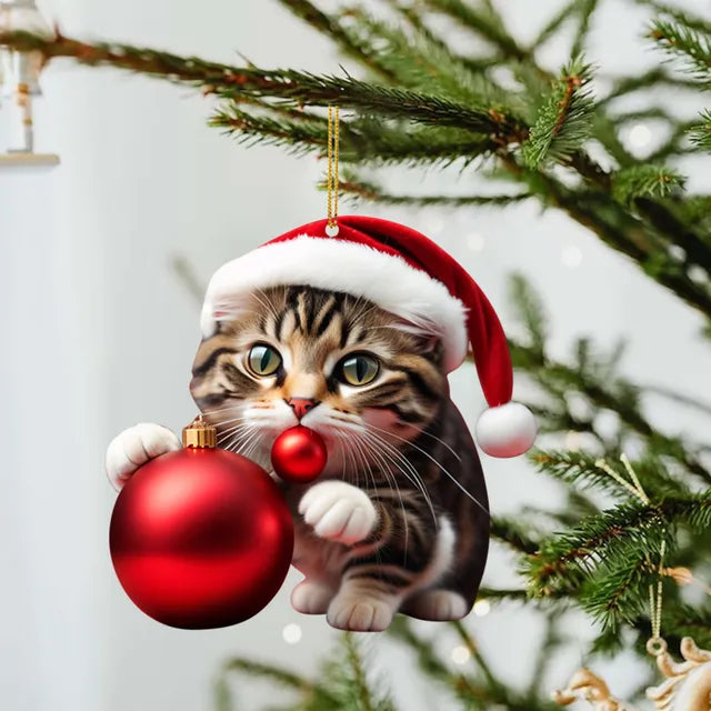 Add Whiskers and Charm to Your Tree with Cute Cat Christmas Ornaments!