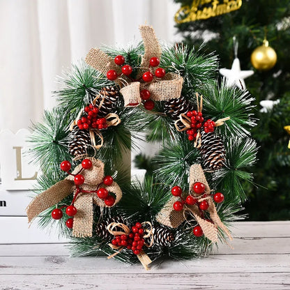 Festive Christmas Wreath Door Garlands – Add Holiday Cheer to Your Door