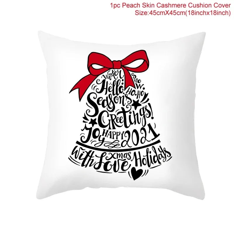 Cozy Up with Our Festive Cartoon Christmas Pillow Cover 🎄✨