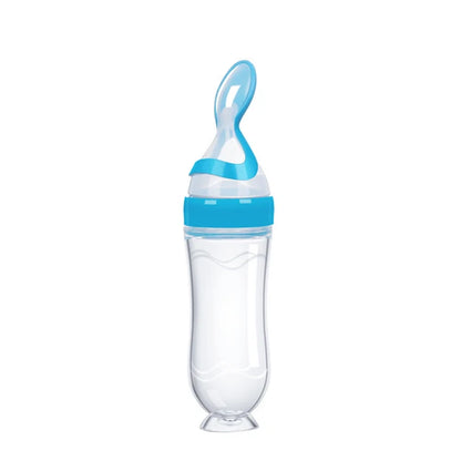 Effortless Feeding with Squeezing Feeding Bottle Silicone: Gentle, Leak-Proof & Convenient - Home Kartz