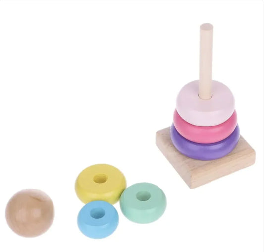 Macaron Rainbow Tower Building Blocks Toy