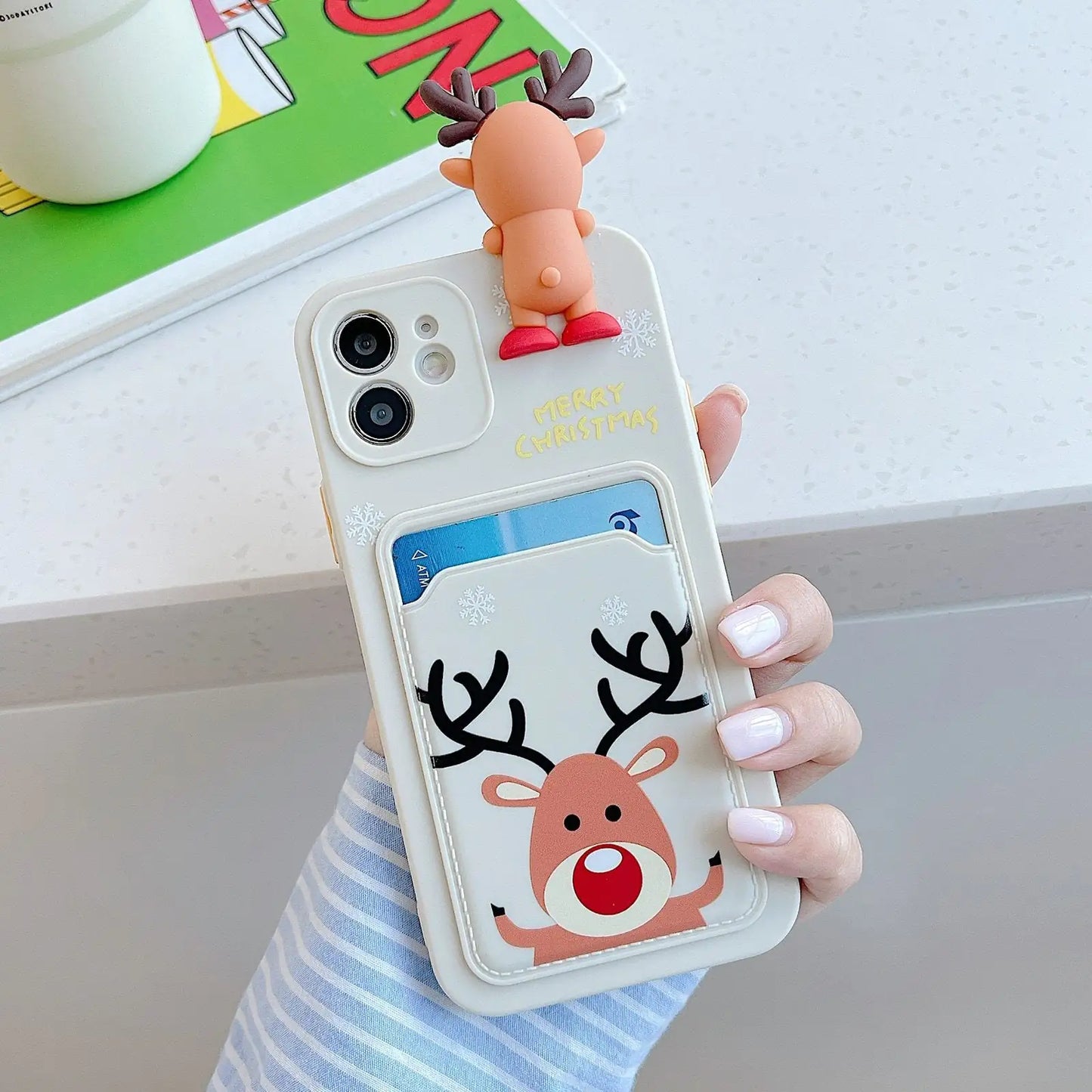 Jelly Cases: Stylish 3D Christmas Card Case – Protect Your Phone with Love 🎄📱