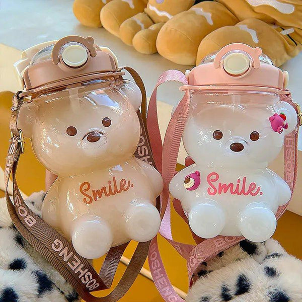 Kawaii Bear Water Bottle for Kids – Cute & Functional Hydration Solution