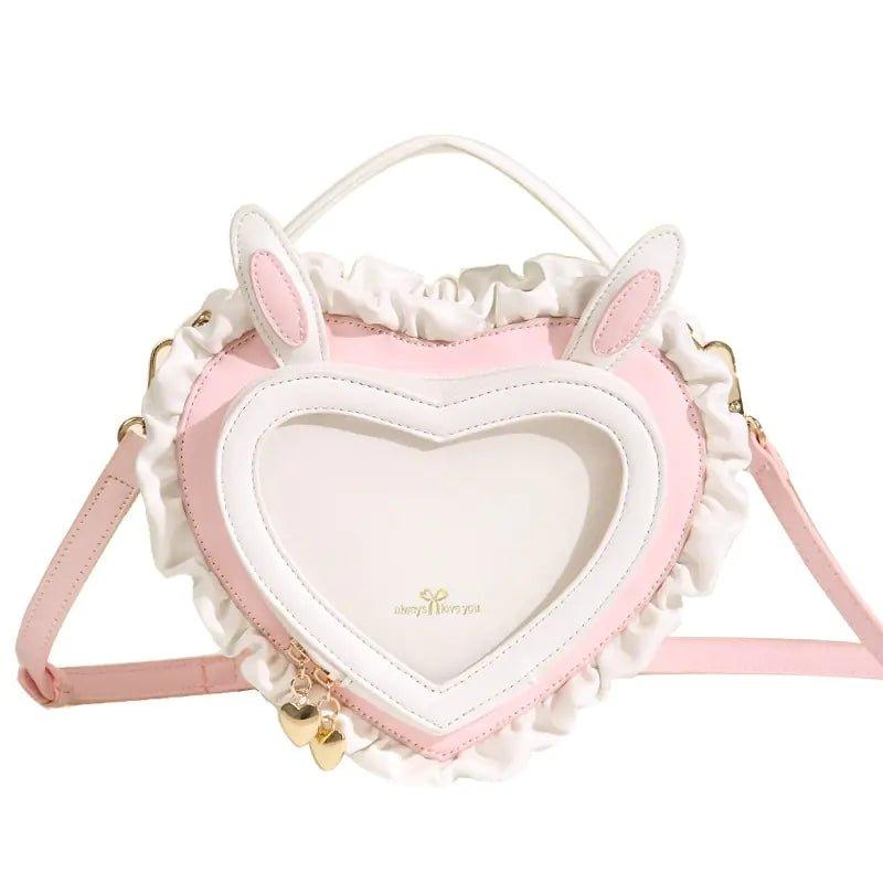 Kawaii Bunny Ears Heart Shape Bag