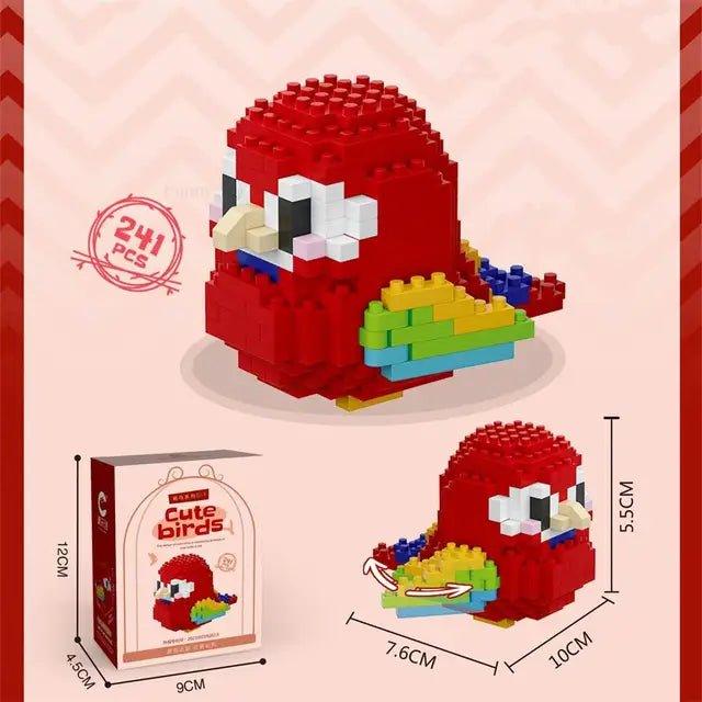 Kawaii Cute Birds Building Blocks