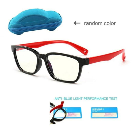 Kids Anti - blue Light Silicone Glasses