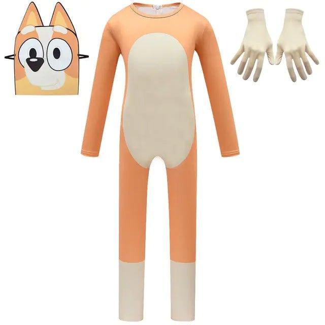 Kids Lovely Blueying Bingoed Costume