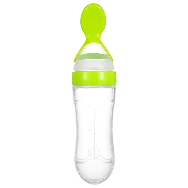 Effortless Feeding with Squeezing Feeding Bottle Silicone: Gentle, Leak-Proof & Convenient