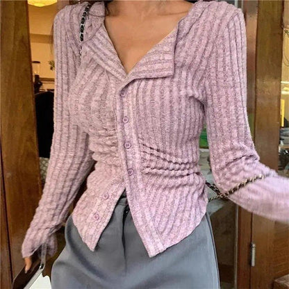 Korean Knit Women's Cardigan