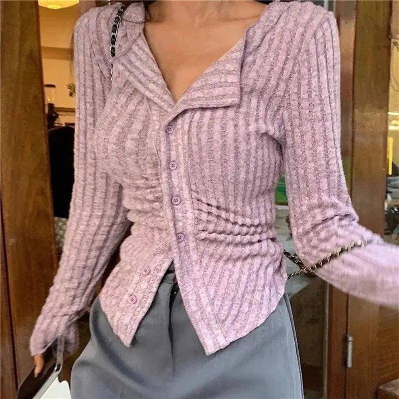 Korean Knit Women's Cardigan