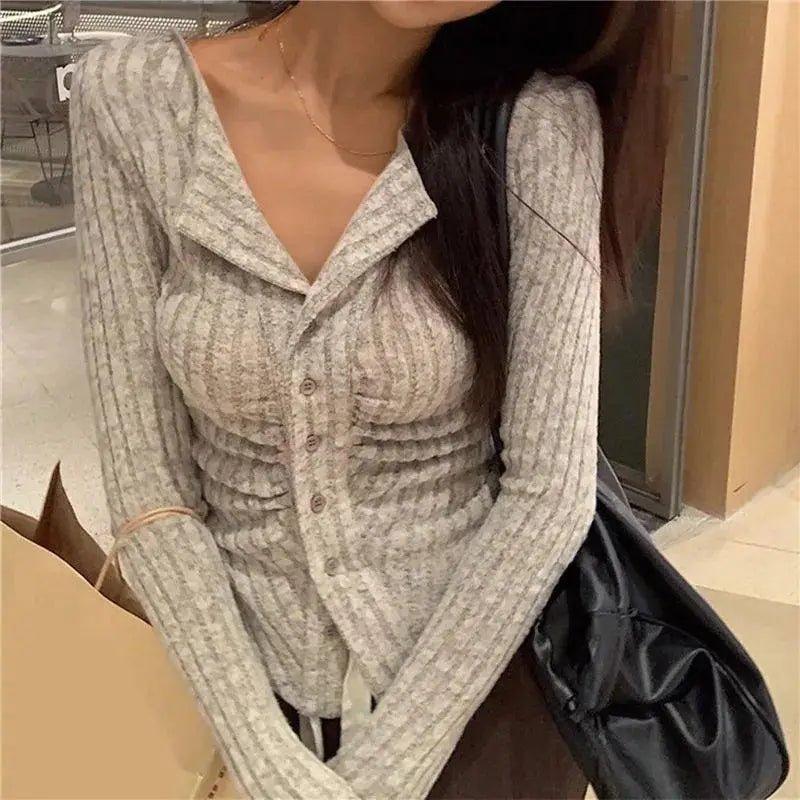 Korean Knit Women's Cardigan