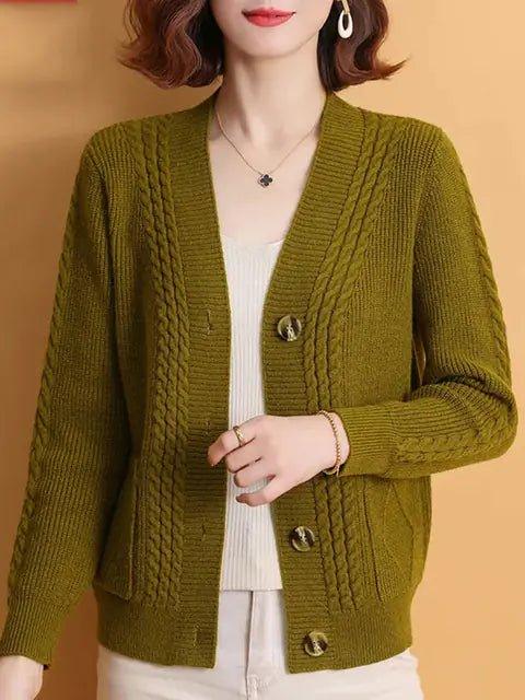 Korean Style Knitted Cardigan For Women