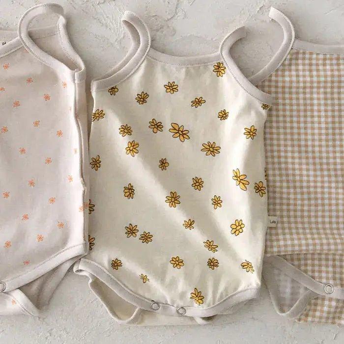 Korean - Style Soft Newborn Sling Romper & Vest