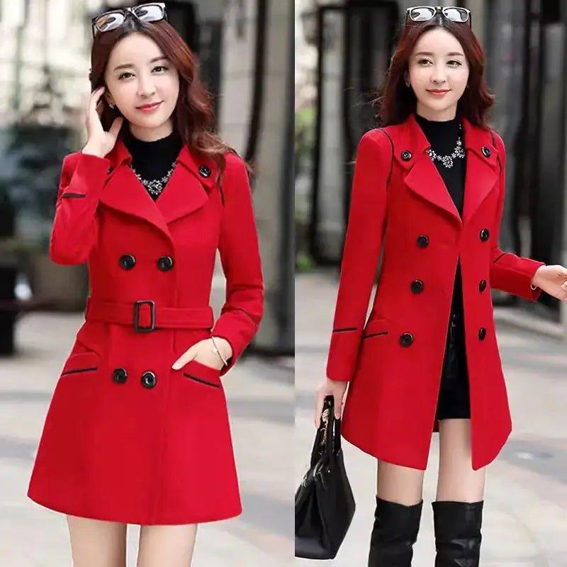 Korean Women's Wool Coat