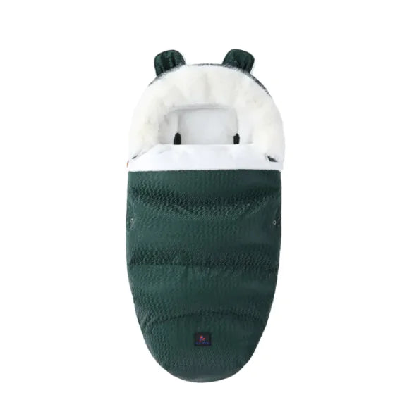 Baby Sleeping Bag with Fur Collar