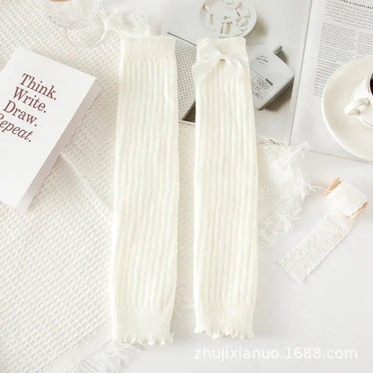 Lace Bow Loose Socks