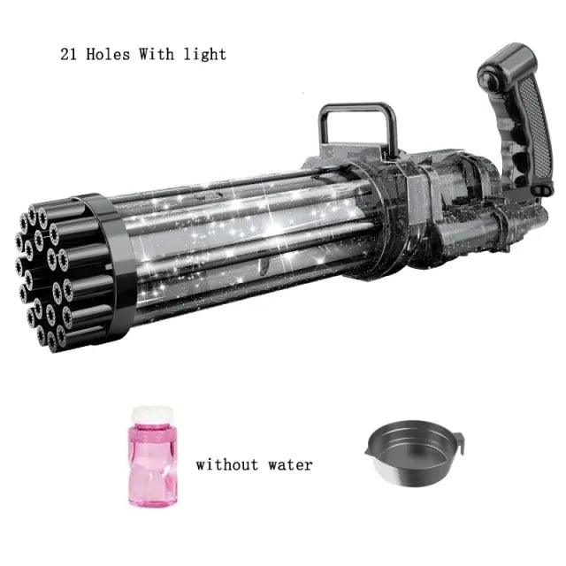 Large Gatling Bubble Gun Kids Toys