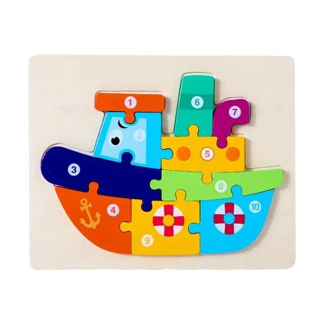 Learning Jigsaw Puzzle Game