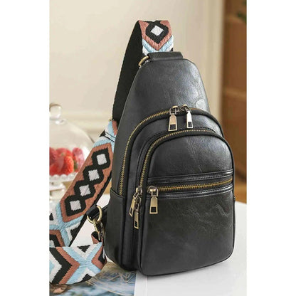 Leather Sling Bag Crossbody