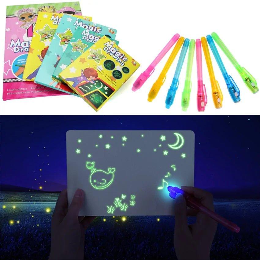 LED Drawing Board With Fluorescent Pen