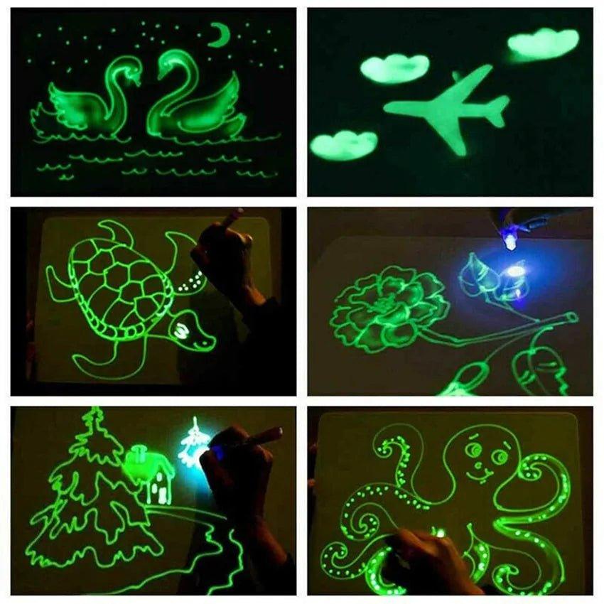 LED Drawing Board With Fluorescent Pen